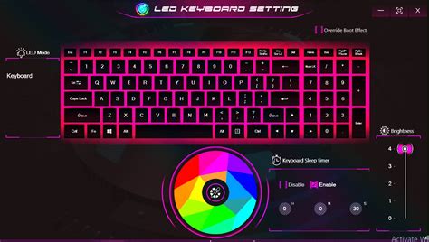 metabox keyboard lighting software